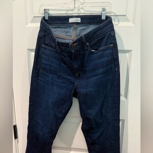 LOFT Women's Dark Blue Boot Cut Jeans